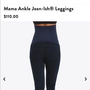 Spanx maternity jeggings.